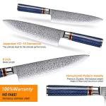 8-Inch VG10 Damascus Chef Knife with Sheath