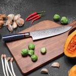 8-Inch VG10 Damascus Chef Knife with Sheath