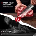 8-Inch Zennish Gyuto Knife with Sandalwood Handle