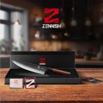 8-Inch Zennish Gyuto Knife with Sandalwood Handle