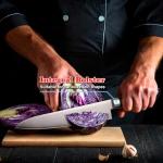 Moritaka 9.5" Japanese Chef Knife with Red Handle