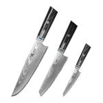 MITSUMOTO SAKARI Professional Japanese HAP40 Powder Steel Chef Knife Set