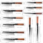 18-Piece Japanese Gyuto Chef Knife Set