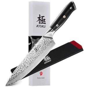 Moritaka 8" VG10 Damascus Chef Knife with Sheath