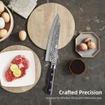 Moritaka 8 Inch Gyuto Chef Knife, Razor-Sharp Edge