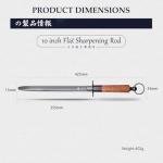 Mitsumoto Sakari 10-Inch Diamond-Coated Honing Rod