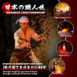 8-Inch Huusk Japanese Gyuto Damascus Chef Knife