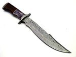 Handmade 10" Bowie Knife with Leather Sheath