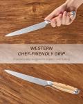 Moritaka 8-Inch Gyuto Chef Knife with Olive Wood Handle