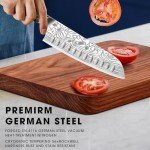 Moritaka 7" Santoku Knife with Sheath & Accessories