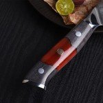 Moritaka 8" Inferuno Gyuto Damascus Chef Knife