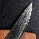 Moritaka 8" Inferuno Gyuto Damascus Chef Knife