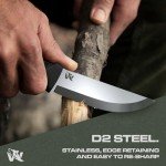 Moritaka Full Tang D2 Steel Survival Knife