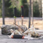 Moritaka Olive Green Fixed-Blade Knife 4.1