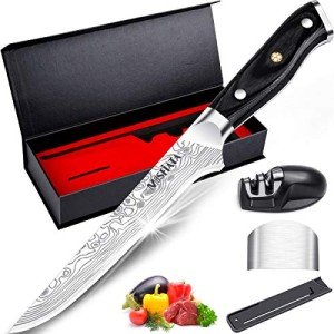 Moritaka 6" Boning Knife with Finger Guard