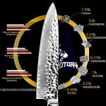 Moritaka 8-Inch Damascus Chef Knife - VG10 Steel