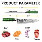 Moritaka 8-Inch Damascus Chef Knife - VG10 Steel