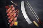 Moritaka Carbon Steel 50cm Clever Chef Knife Set