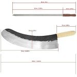 Moritaka Carbon Steel 50cm Clever Chef Knife Set