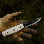 Moritaka Wit Black Blade Ash Wood Knife