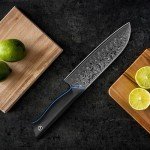 Moritaka 7-Inch Damascus Steel Santoku Knife