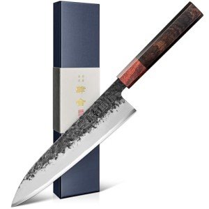 Moritaka 8-Inch Gyuto Chef Knife with Eboy Handle