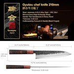 Moritaka 8-Inch Gyuto Chef Knife with Eboy Handle