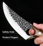 Moritaka Hand Forged Viking Chef Knife with Sheath