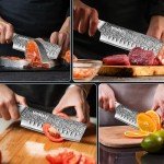 Moritaka 7” Nakiri Knife with Ergonomic Handle