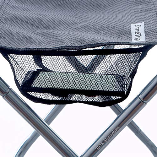 16" Large Folding Camping Stool with Carry Bag