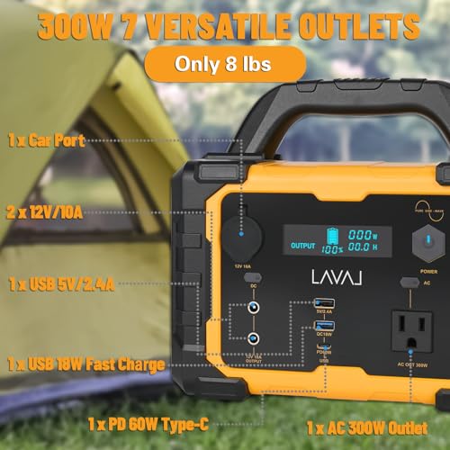 Portable Solar Generator with Foldable Panel and Lithium Battery