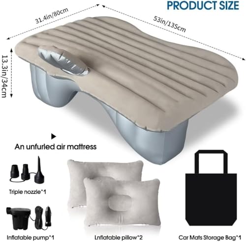 Portable SUV Air Mattress for Camping and Travel