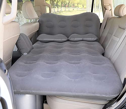 Inflatable Car Air Mattress Travel Bed with Pump