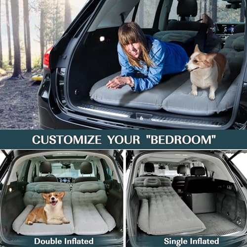Thickened Inflatable SUV Air Mattress with pump