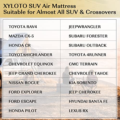 Thickened Inflatable SUV Air Mattress with pump