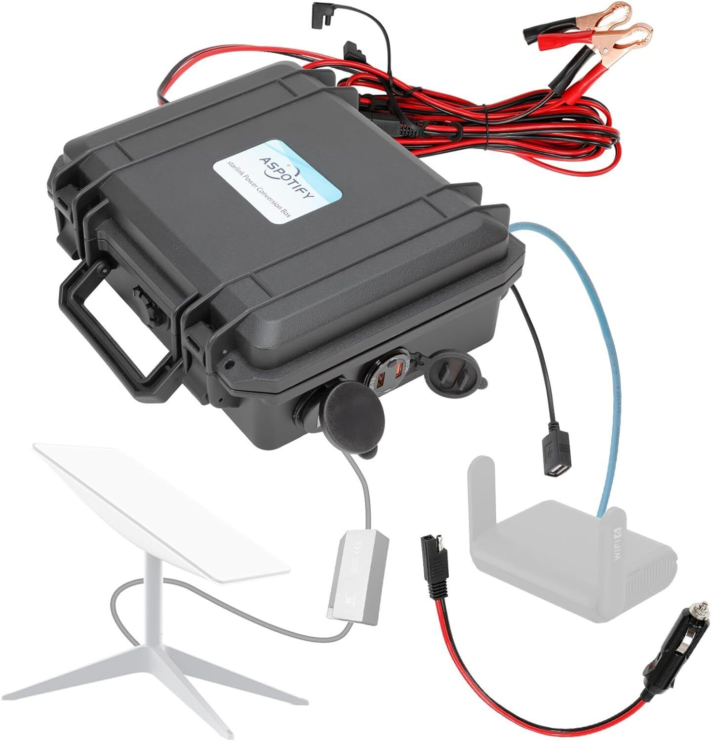 Starlink Go Box Kit for DC Power Conversion