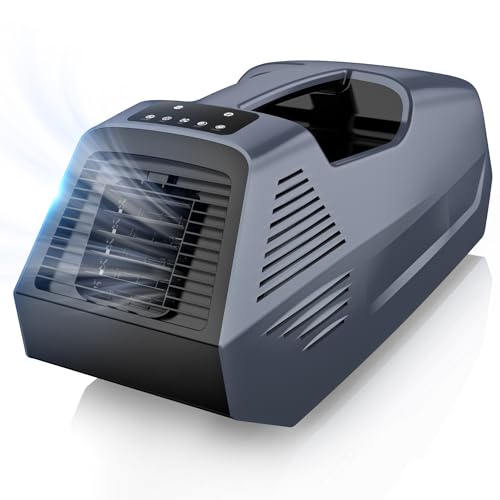 Portable 2380BTU Tent Air Conditioner (Blue), 4 Modes