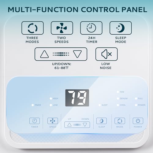 EUHOMY 8,000 BTU Portable Air Conditioner for Camping