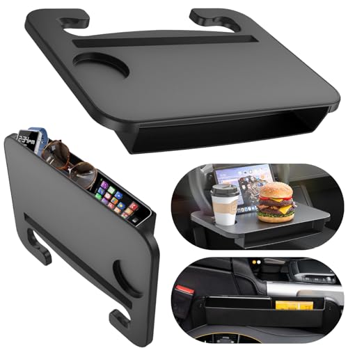 Car Steering Wheel Desk with Seat Gap Organizer Tray