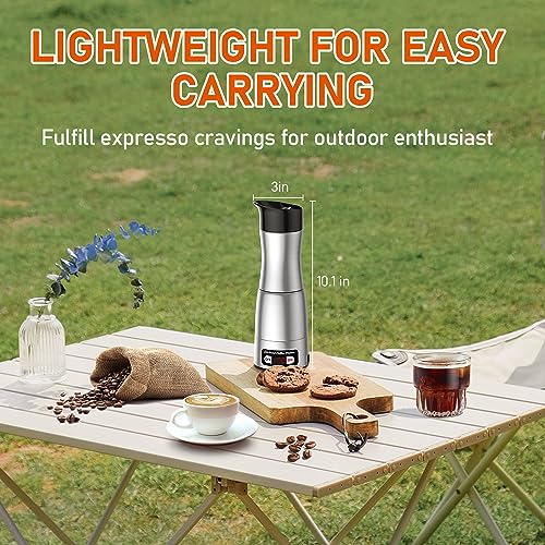 KreeySant Portable Coffee Maker, 3-In-1 for Travel