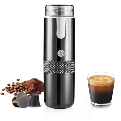 Portable Electric Espresso Coffee Maker for Camping and Travel