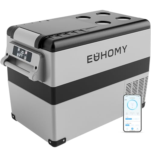 Portable 12V Car Refrigerator, 48QT (45L) Electric Cooler