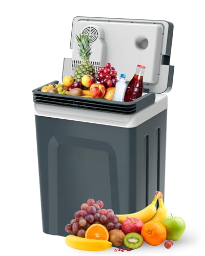 SubSun 12V Electric Cooler, 25L Portable Thermoelectric Fridge