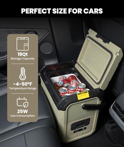 EENOUR D18 12V Portable Car Refrigerator and Freezer