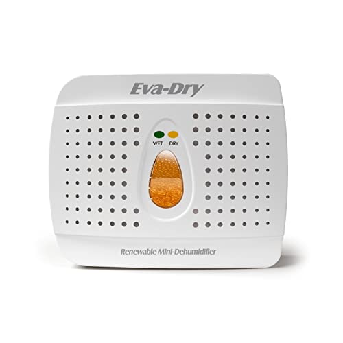 Eva-dry E-333 Mini Dehumidifier, White Sand