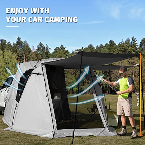 KAMPKEEPER SUV Car Tent with Tailgate Shade Awning