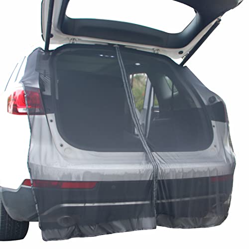 SUV Camping Tailgate Mesh Screen with Magnetic Tent