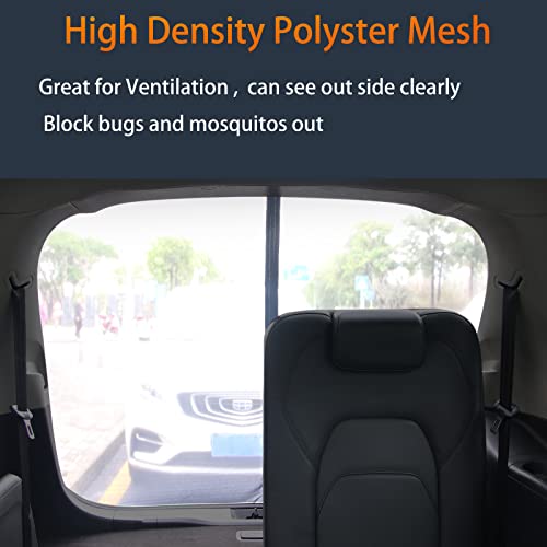 SUV Camping Tailgate Mesh Screen with Magnetic Tent