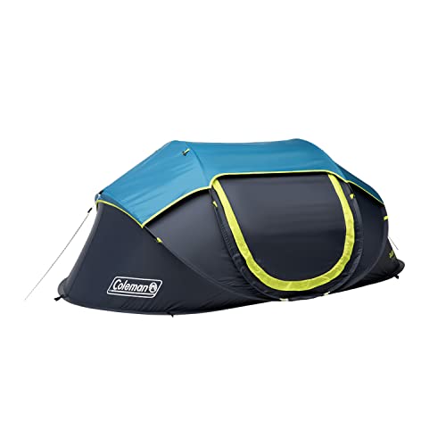 Coleman Pop-Up Tent with Dark Room Technology, 2/4 Person