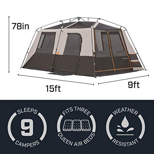Bushnell Instant Tent | 9 Person Cabin Design